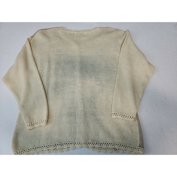 Colleens Collectables Pastel Cardigan Womens Sweater Large Embroidered - Picture 7 of 10